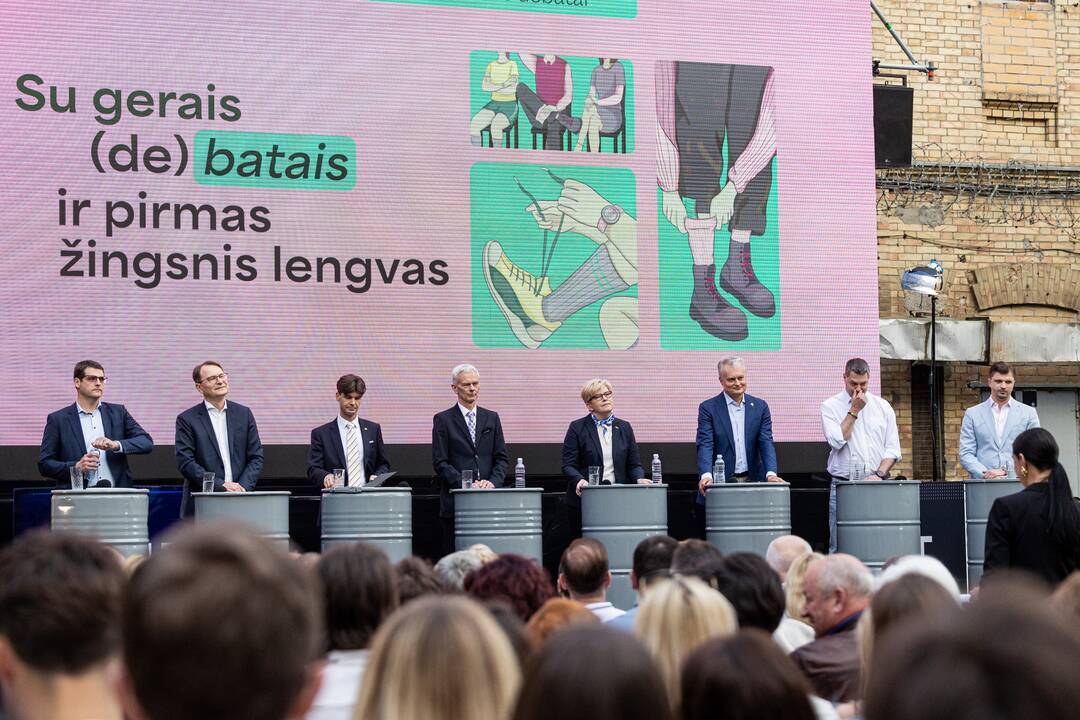 „Žinau, ką renku“ debatai su kandidatais į prezidentus