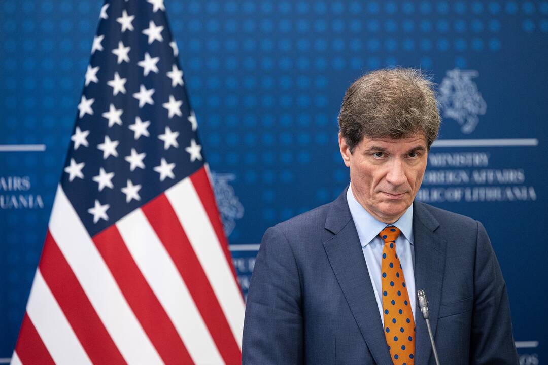 G. Landsbergio, JAV Valstybės sekretoriaus pavaduotojo ir Japonijos užsienio reikalų viceministro konferencija
