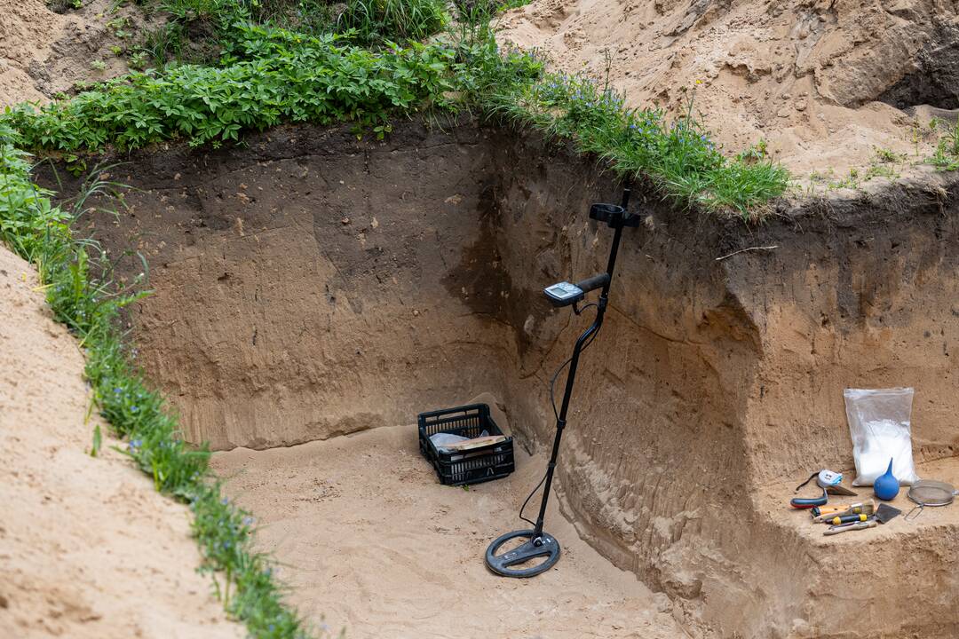 Verkių dvarvietėje pristatomas archeologinis atradimas