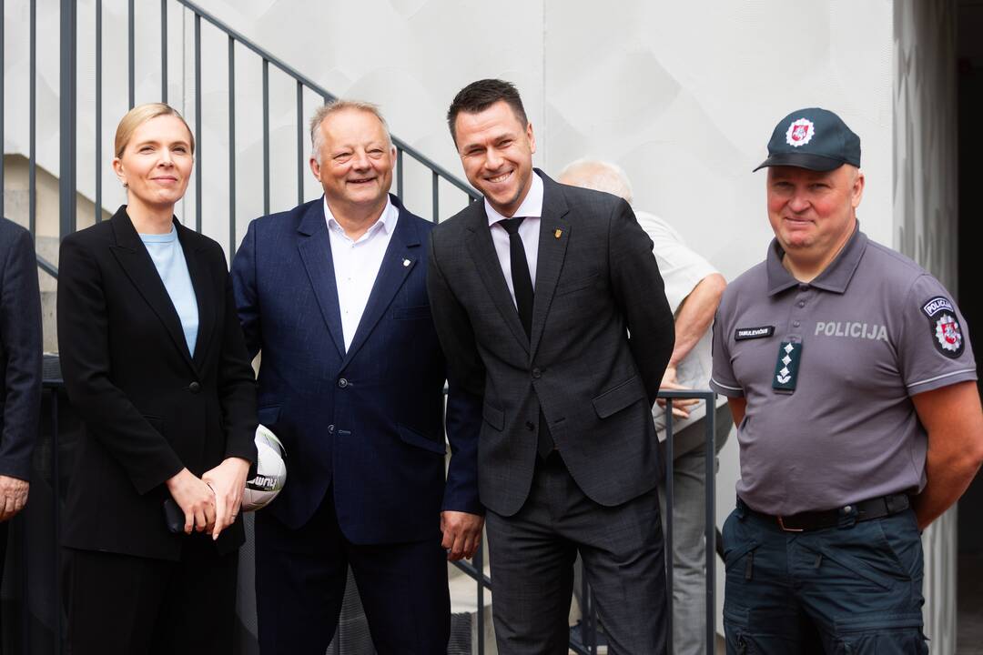 Kalnų parke – Lietuvos policijos stadiono atidarymo renginys