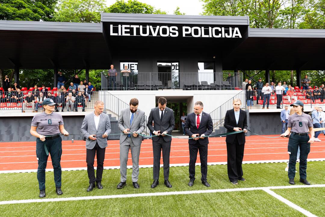 Kalnų parke – Lietuvos policijos stadiono atidarymo renginys