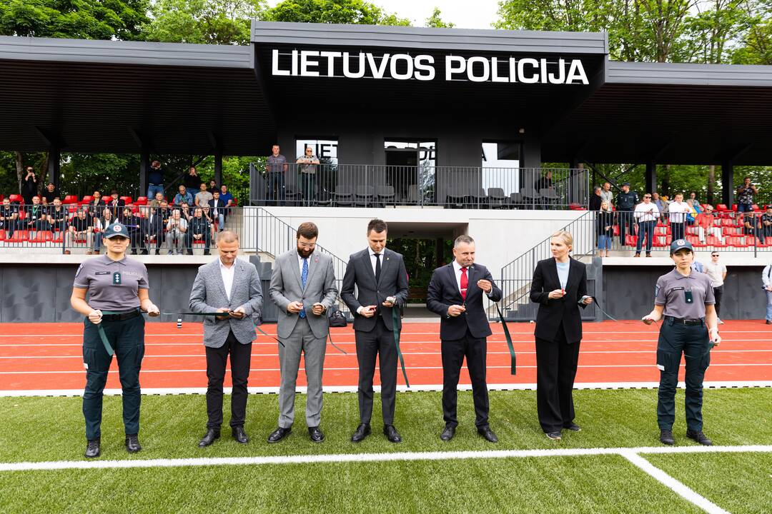 Kalnų parke – Lietuvos policijos stadiono atidarymo renginys