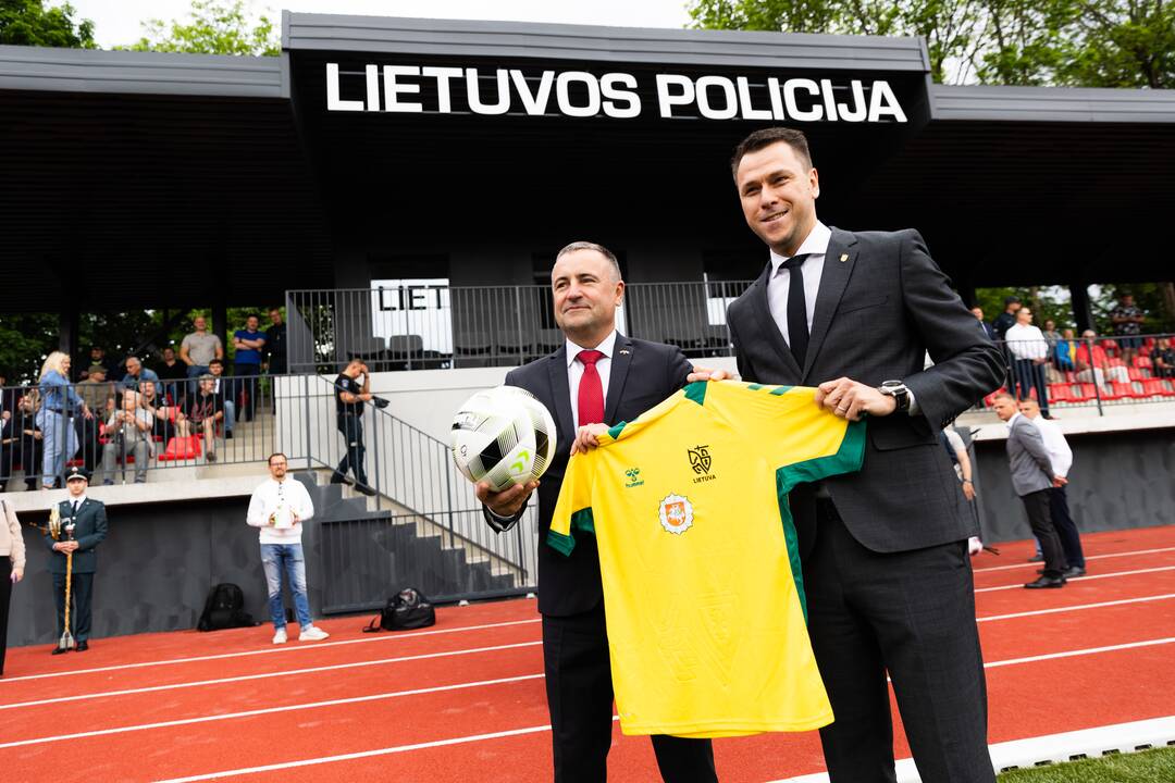 Kalnų parke – Lietuvos policijos stadiono atidarymo renginys