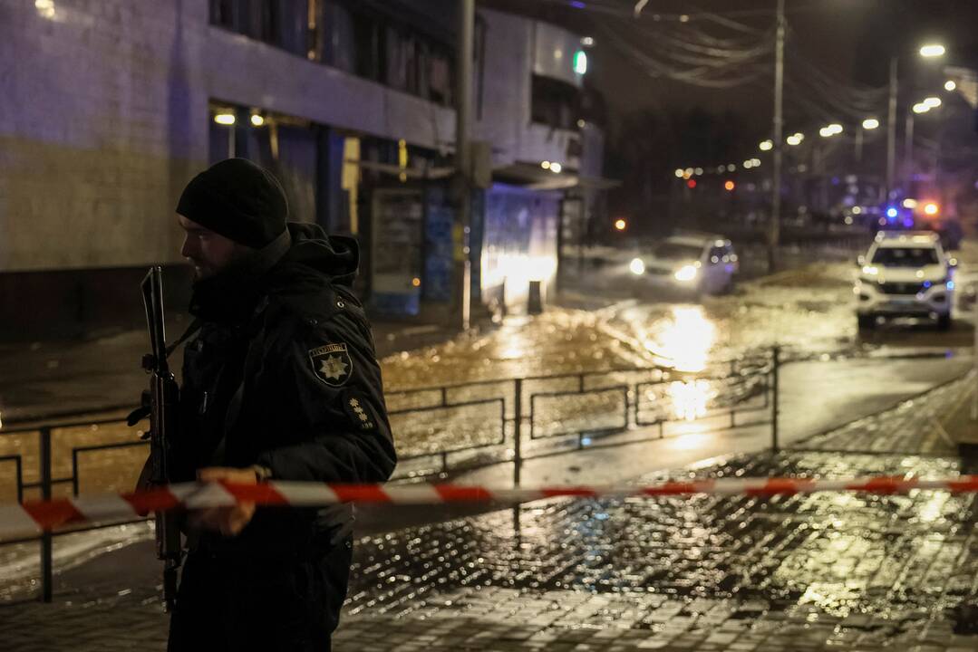 Pareigūnai: Kyjive per rusų ataką žuvo keturi žmonės