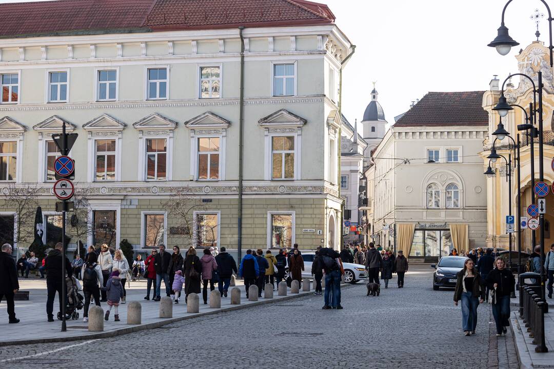 Vilniaus gatvės alsuoja pavasariu