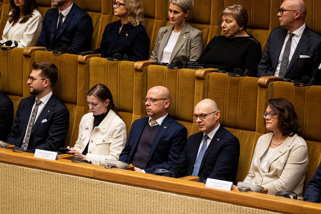 Kovo 11-osios iškilmingas minėjimas Seime
