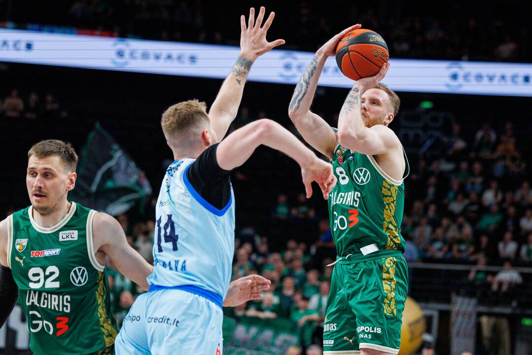 LKL rungtynėse – Kauno „Žalgiris“ ir Jonavos „CBet“