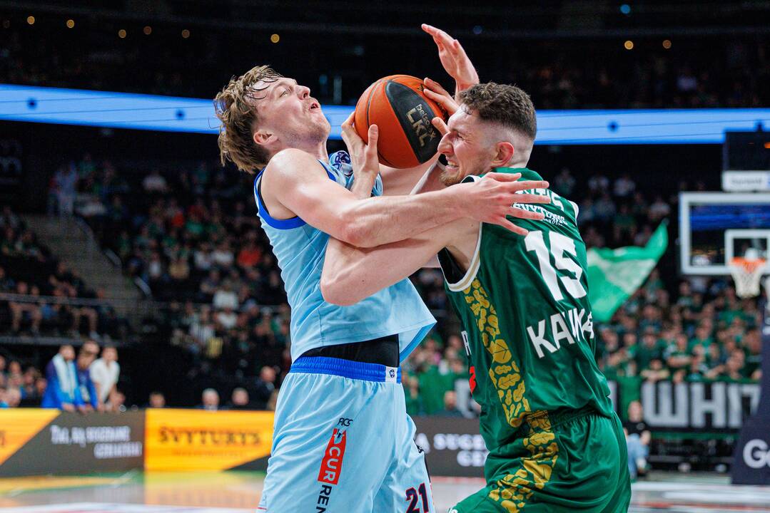 LKL rungtynėse – Kauno „Žalgiris“ ir Jonavos „CBet“