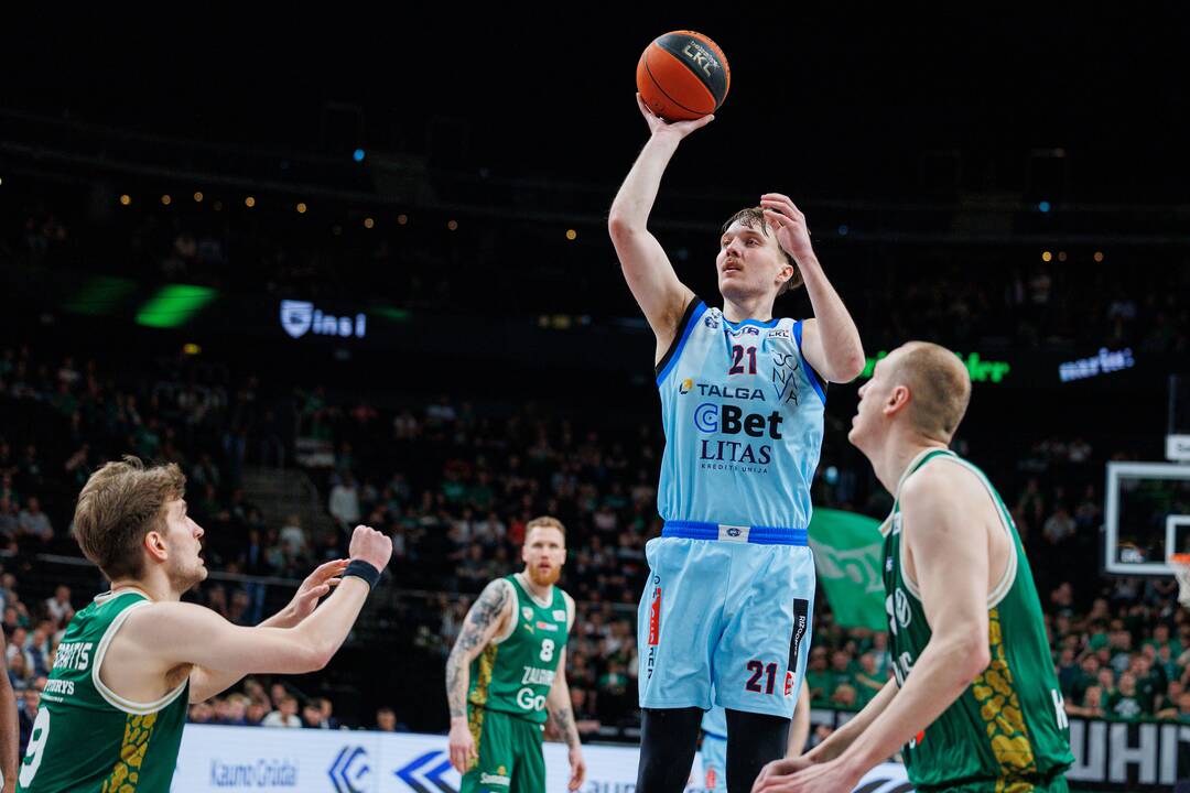 LKL rungtynėse – Kauno „Žalgiris“ ir Jonavos „CBet“