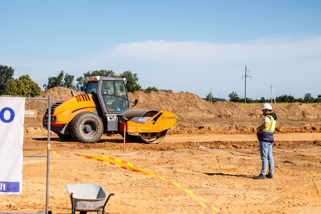 Kėdainių rajone pradėtas statyti logistikos sandėlis