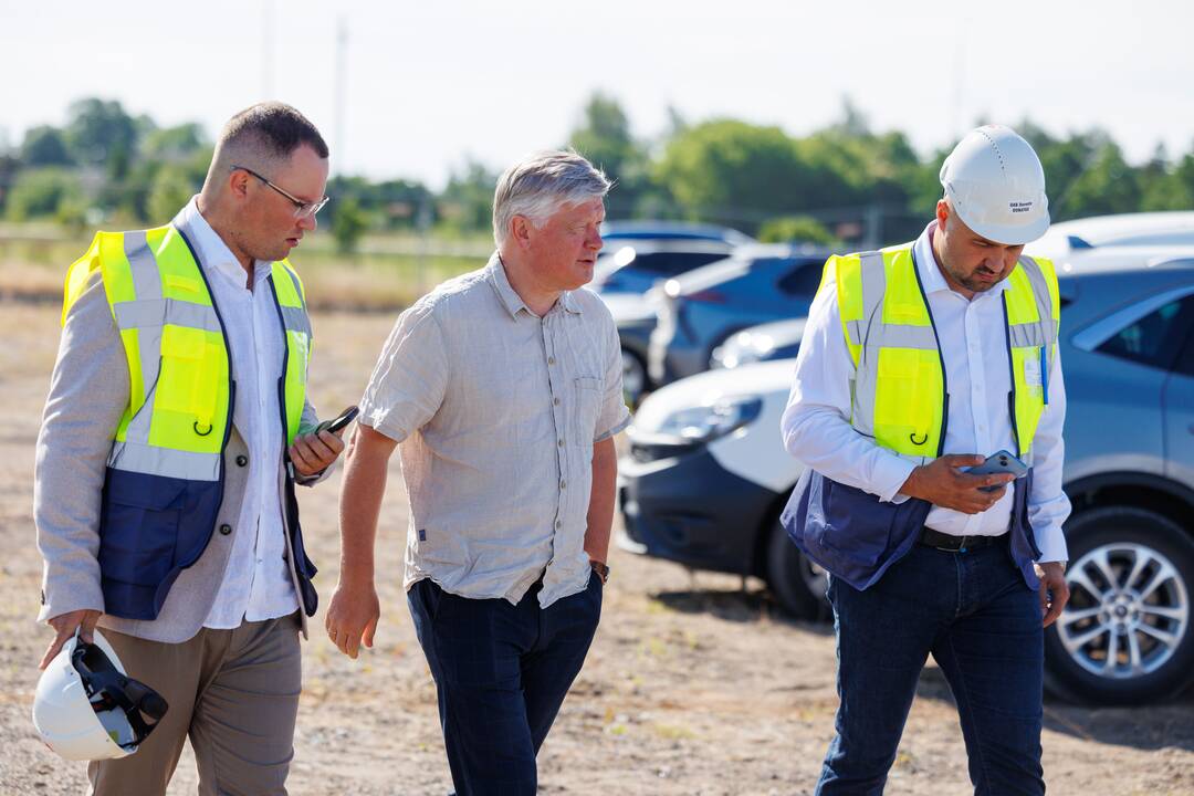 Kėdainių rajone pradėtas statyti logistikos sandėlis