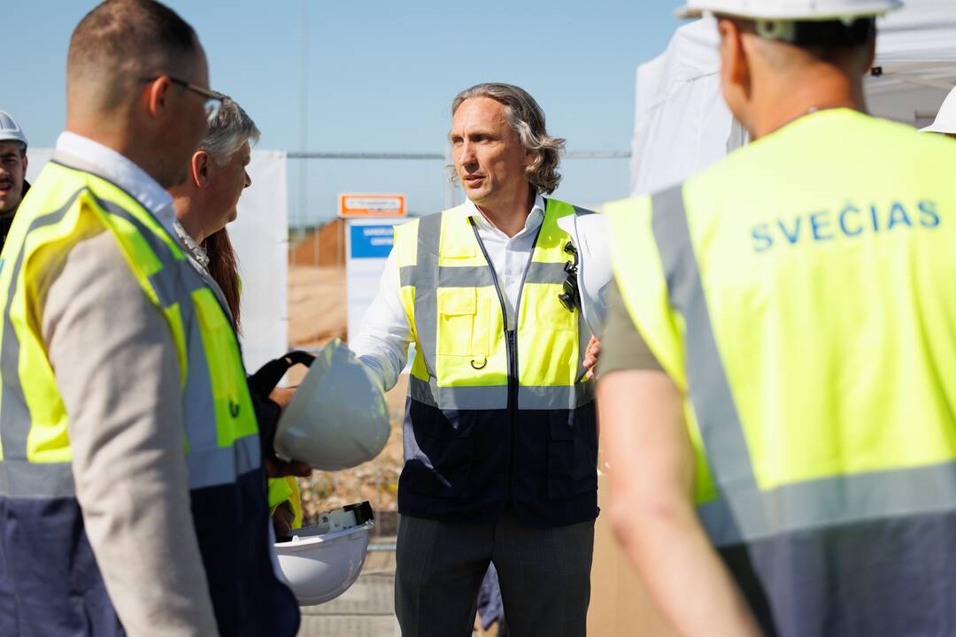 Kėdainių rajone pradėtas statyti logistikos sandėlis