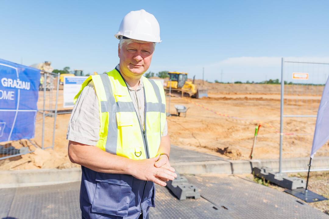 Kėdainių rajone pradėtas statyti logistikos sandėlis