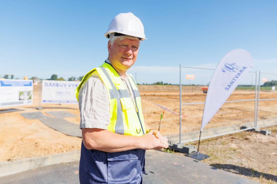 Kėdainių rajone pradėtas statyti logistikos sandėlis