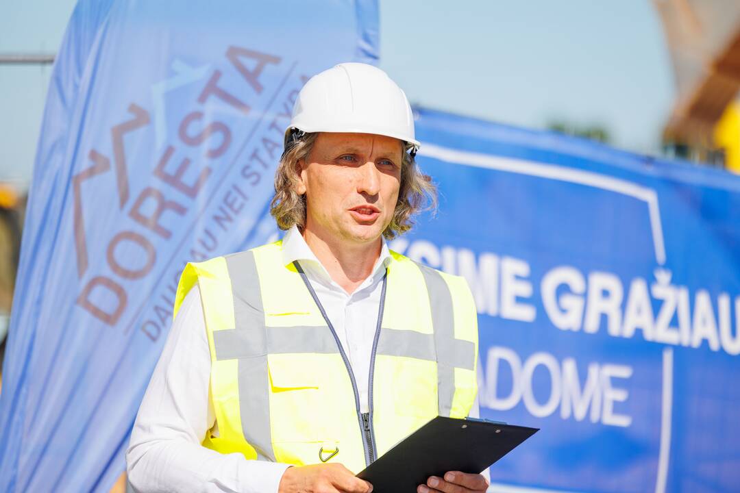Kėdainių rajone pradėtas statyti logistikos sandėlis