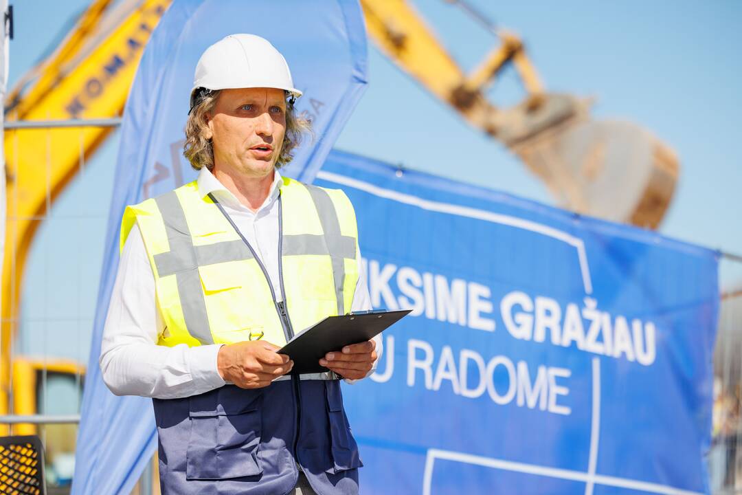Kėdainių rajone pradėtas statyti logistikos sandėlis