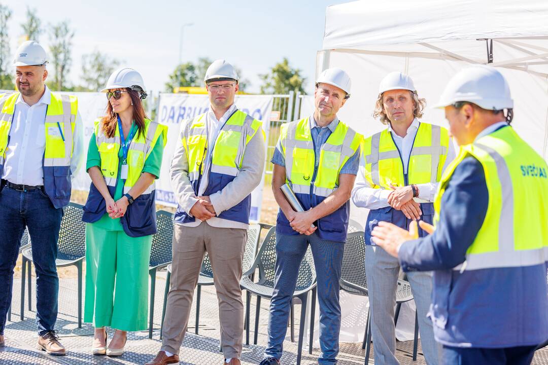 Kėdainių rajone pradėtas statyti logistikos sandėlis