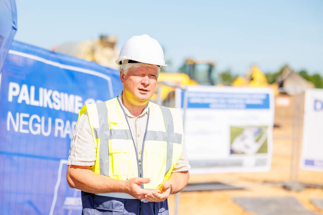 Kėdainių rajone pradėtas statyti logistikos sandėlis