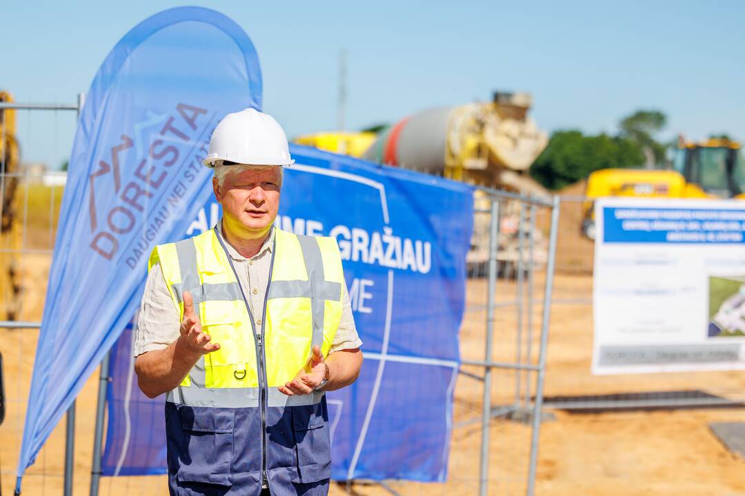 Kėdainių rajone pradėtas statyti logistikos sandėlis