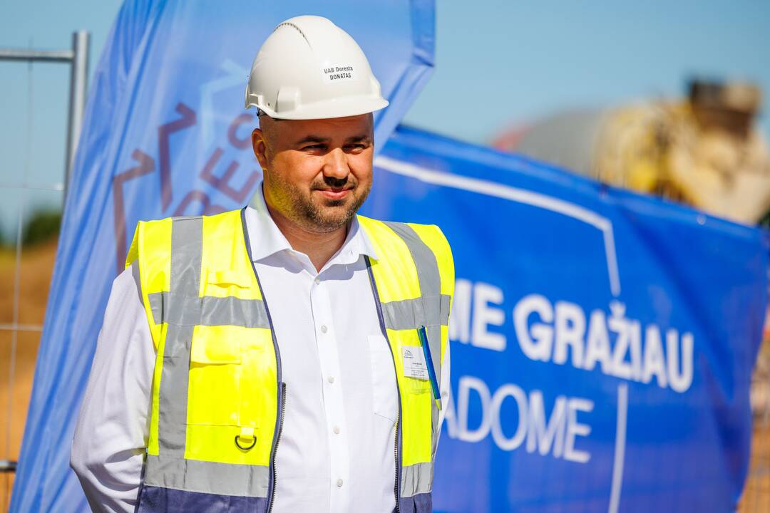 Kėdainių rajone pradėtas statyti logistikos sandėlis
