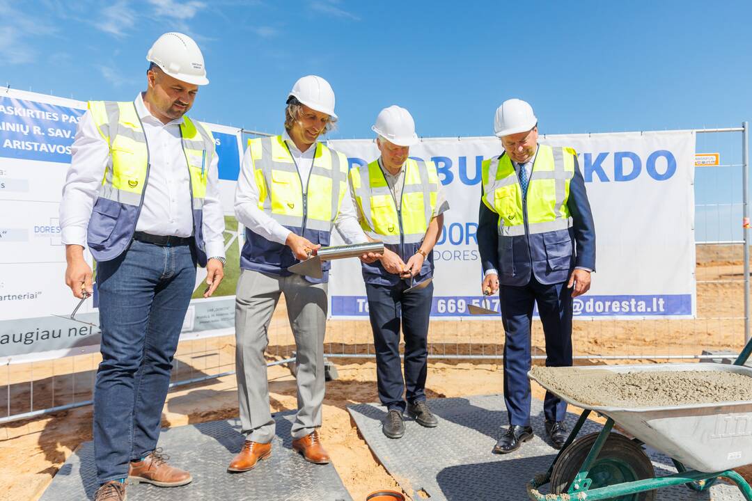 Kėdainių rajone pradėtas statyti logistikos sandėlis