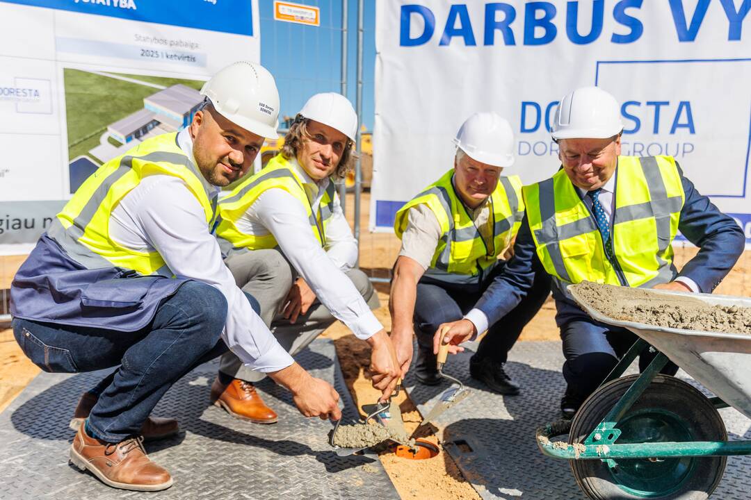 Kėdainių rajone pradėtas statyti logistikos sandėlis