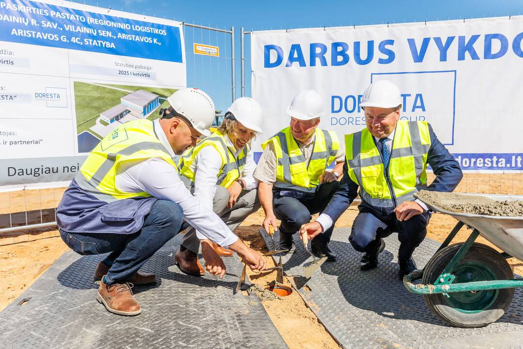 Kėdainių rajone pradėtas statyti logistikos sandėlis