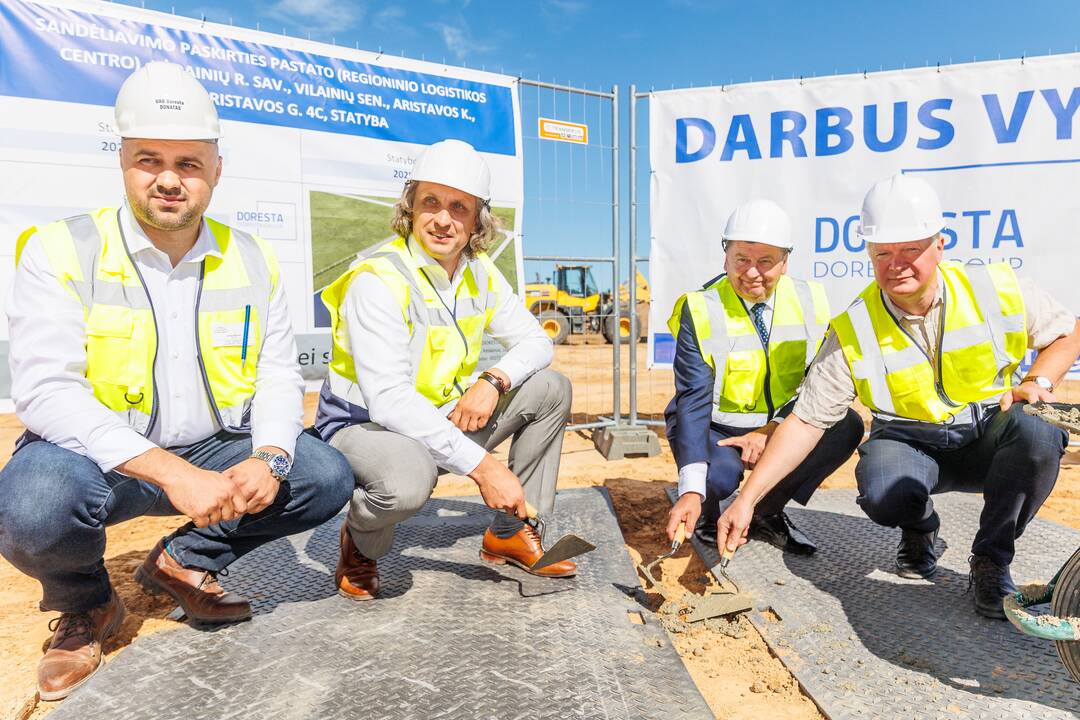 Kėdainių rajone pradėtas statyti logistikos sandėlis