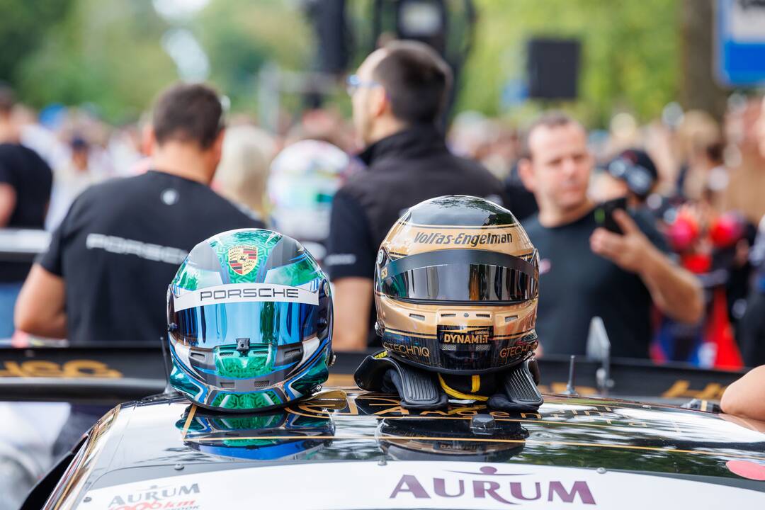 „Aurum 1006 km lenktynių“ paradas Palangoje