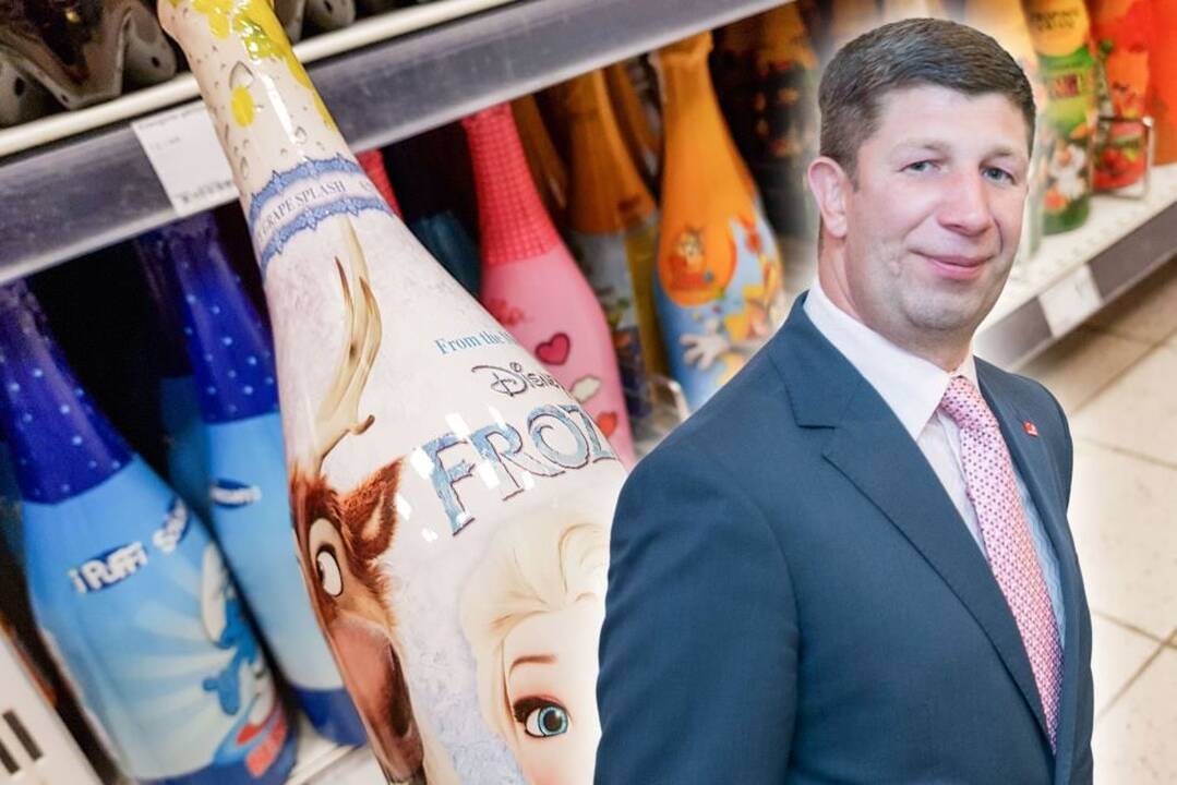 „Vaikišką“ šampaną sugrąžinti pasiūliusiam Nedzinskui – kritiškas vertinimas