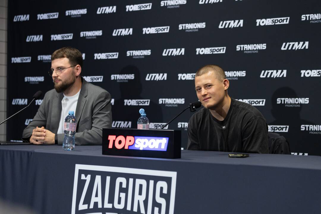 Eimanto Stanionio spaudos konferencija Kaune