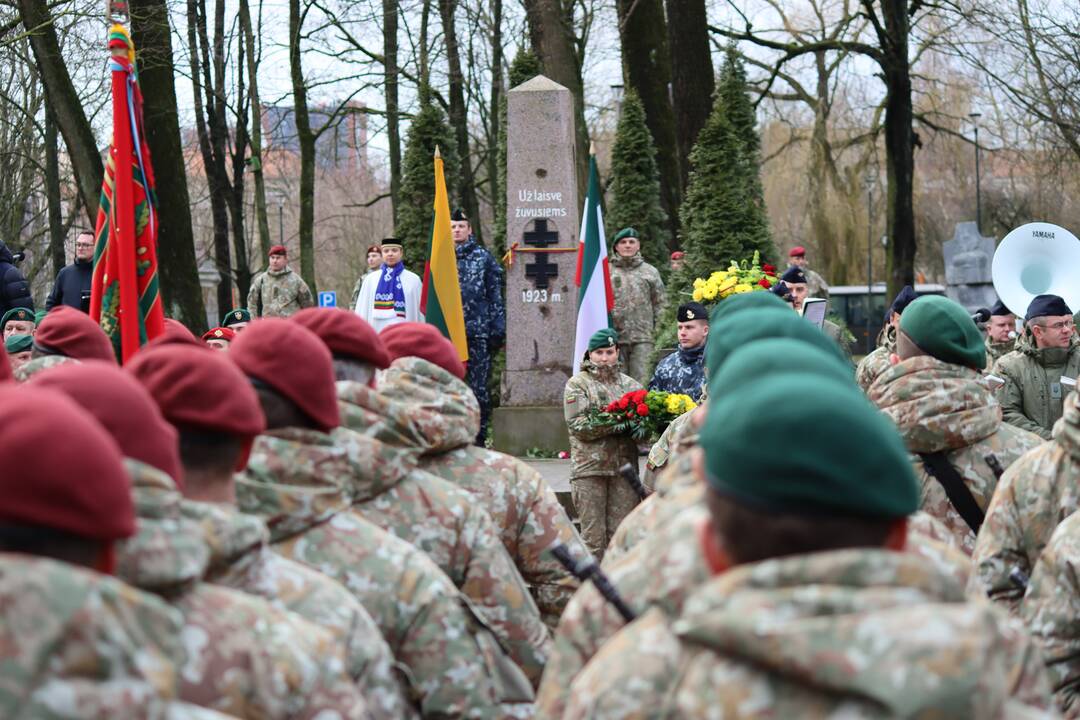 Uostamiestis mini Klaipėdos krašto prijungimo prie Lietuvos 102-ąsias metines