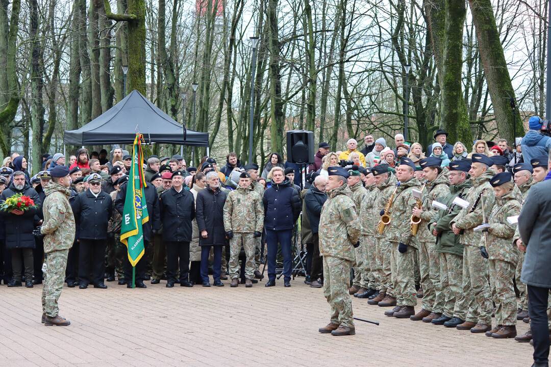 Uostamiestis mini Klaipėdos krašto prijungimo prie Lietuvos 102-ąsias metines