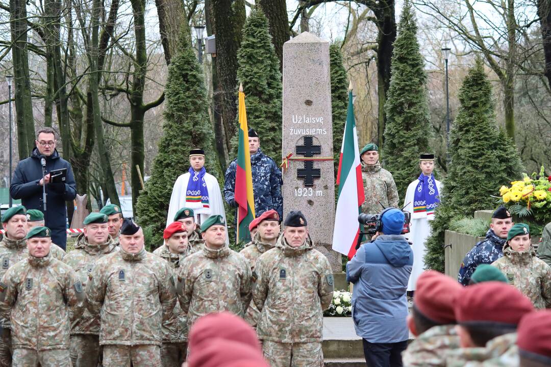 Uostamiestis mini Klaipėdos krašto prijungimo prie Lietuvos 102-ąsias metines