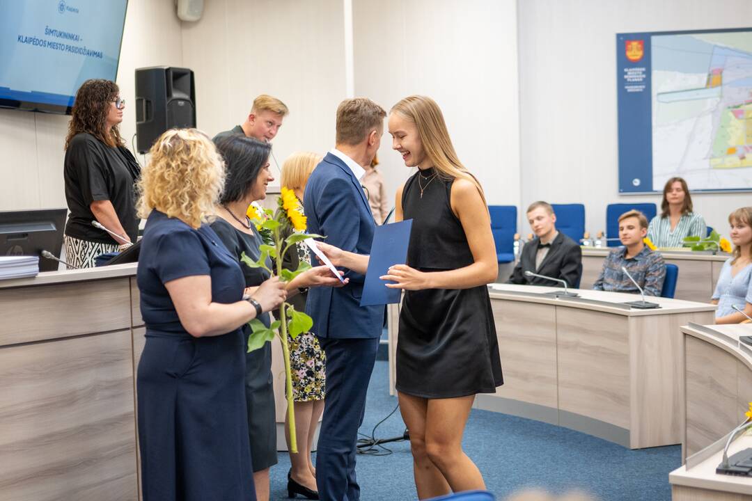 Klaipėdos šimtukininkams – piniginės premijos
