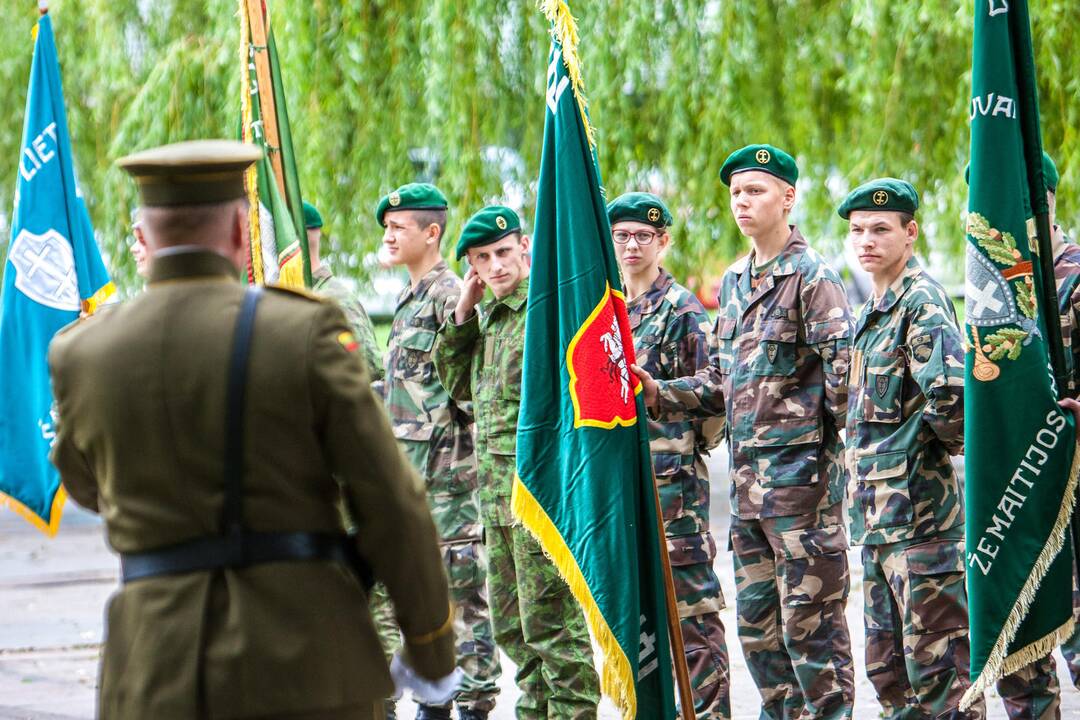 Šaulių sąjungos vado pasikeitimo ceremonija