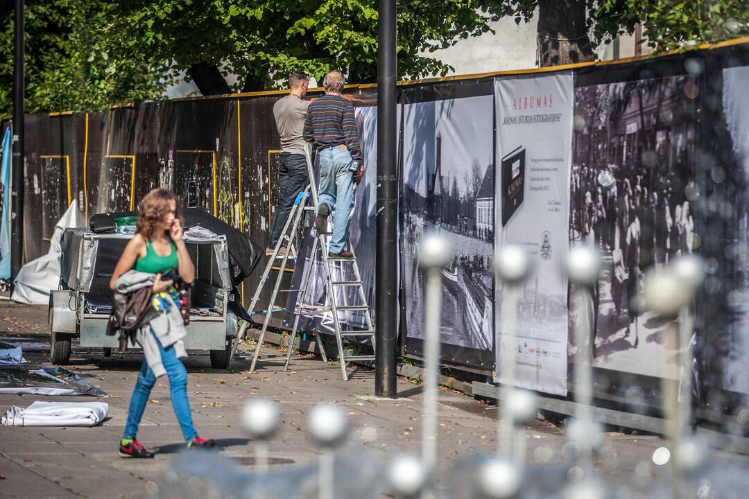 Prie Laisvės al. fontano – nauja nuotraukų ekspozicija