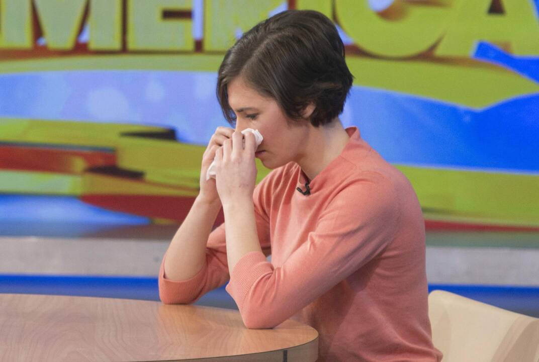 A.Knox televizijos ABC studijoje.