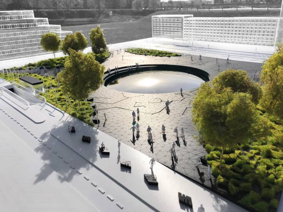 Bandymai: Atgimimo aikštės rekonstrukcijos projektą vėl mėginama išjudinti iš mirties taško.