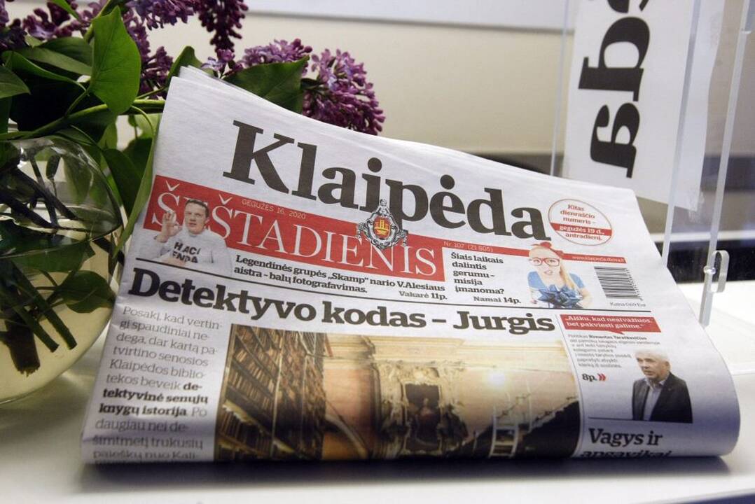 Data: dienraščio "Klaipėda" prenumeratos akcija 2021-iesiems skaitytojų patogumui vyks iki šių metų pabaigos.