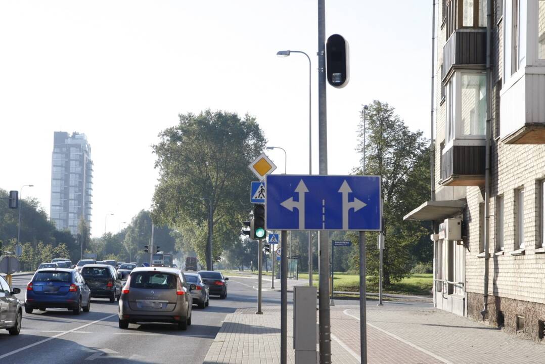 Limitas: Minijos gatvėje pradės veikti greičio matuoklis. Greitis čia ribojamas iki 40 km/val.