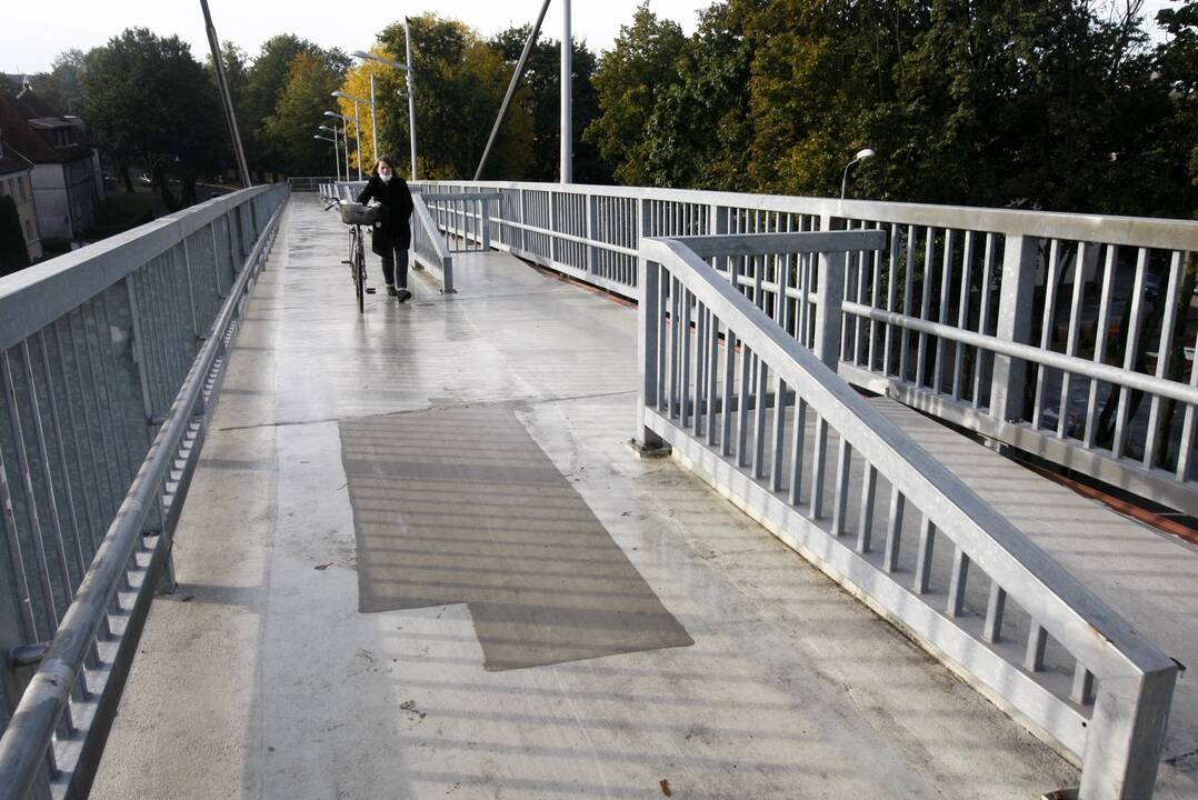 Objektas: po ilgų derybų geležinkelininkai patvarkytą tiltą perduos Klaipėdai.