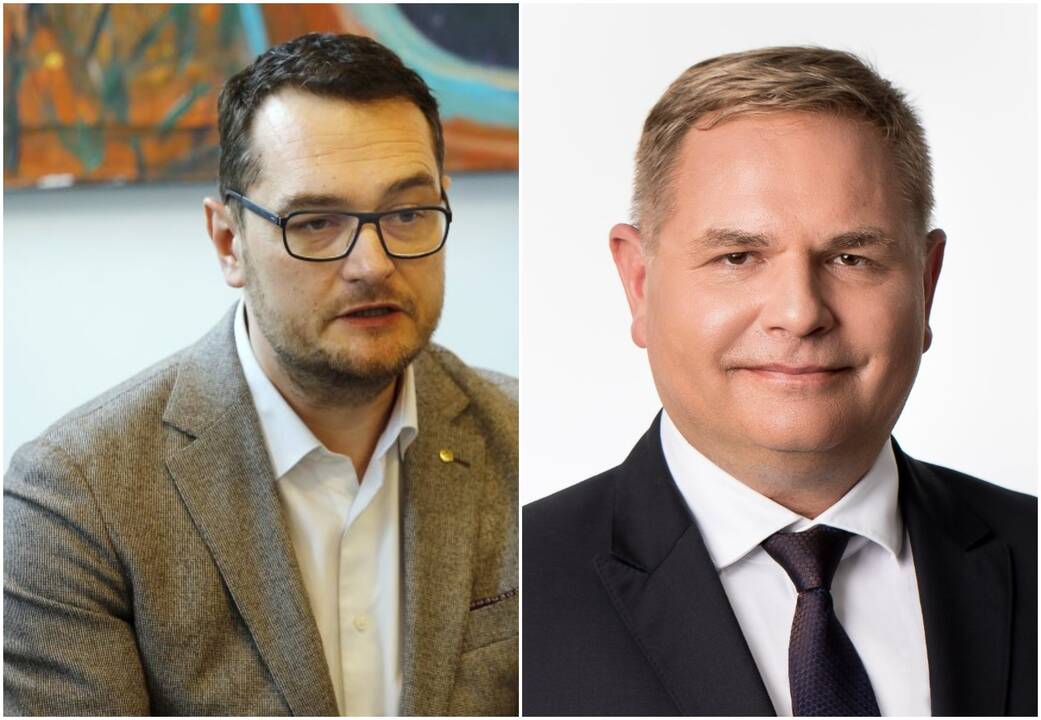 R. Žiubrys ir M. Skritulskas
