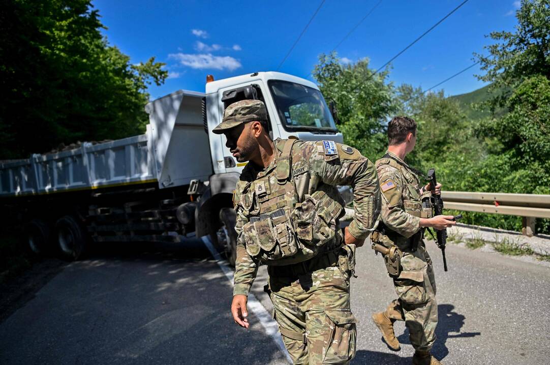 Kosovo pasienyje – mitingai ir agresyvūs veiksmai