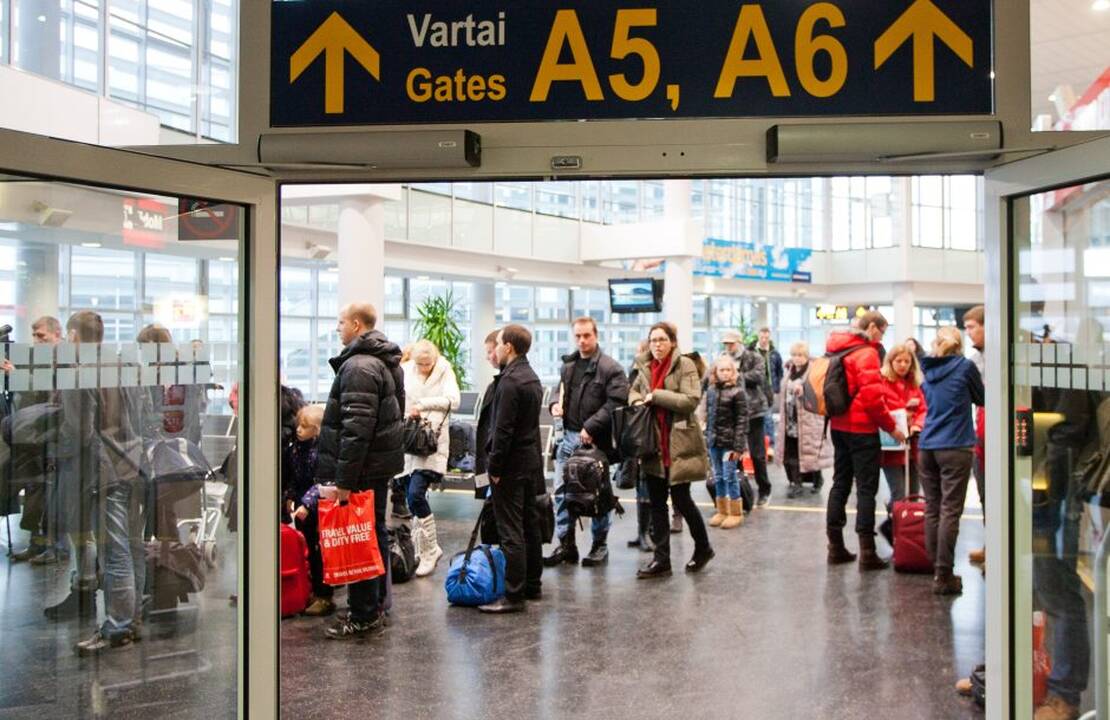 Lietuvos oro uostuose keleivių per metus padaugėjo penktadaliu