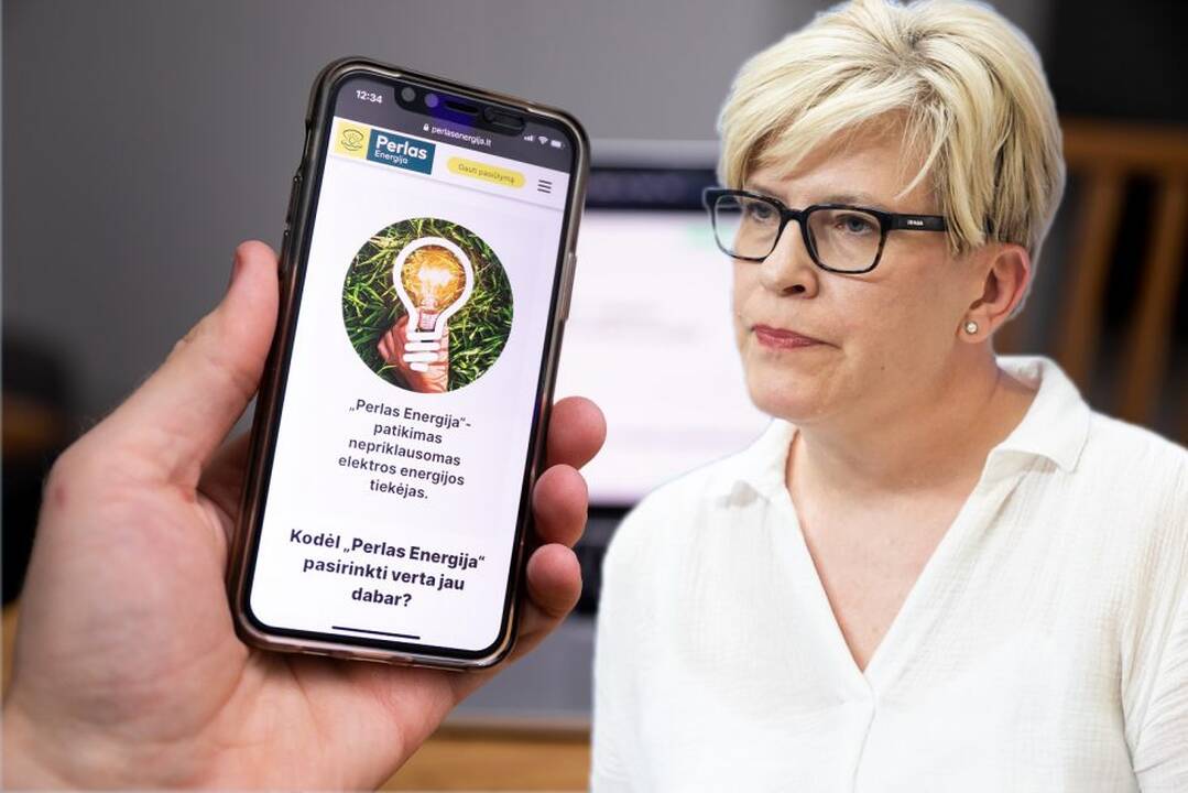 Premjerė: „Perlo Energijos“ klientais bus pasirūpinta, D. Kreivio atsakomybės nematau