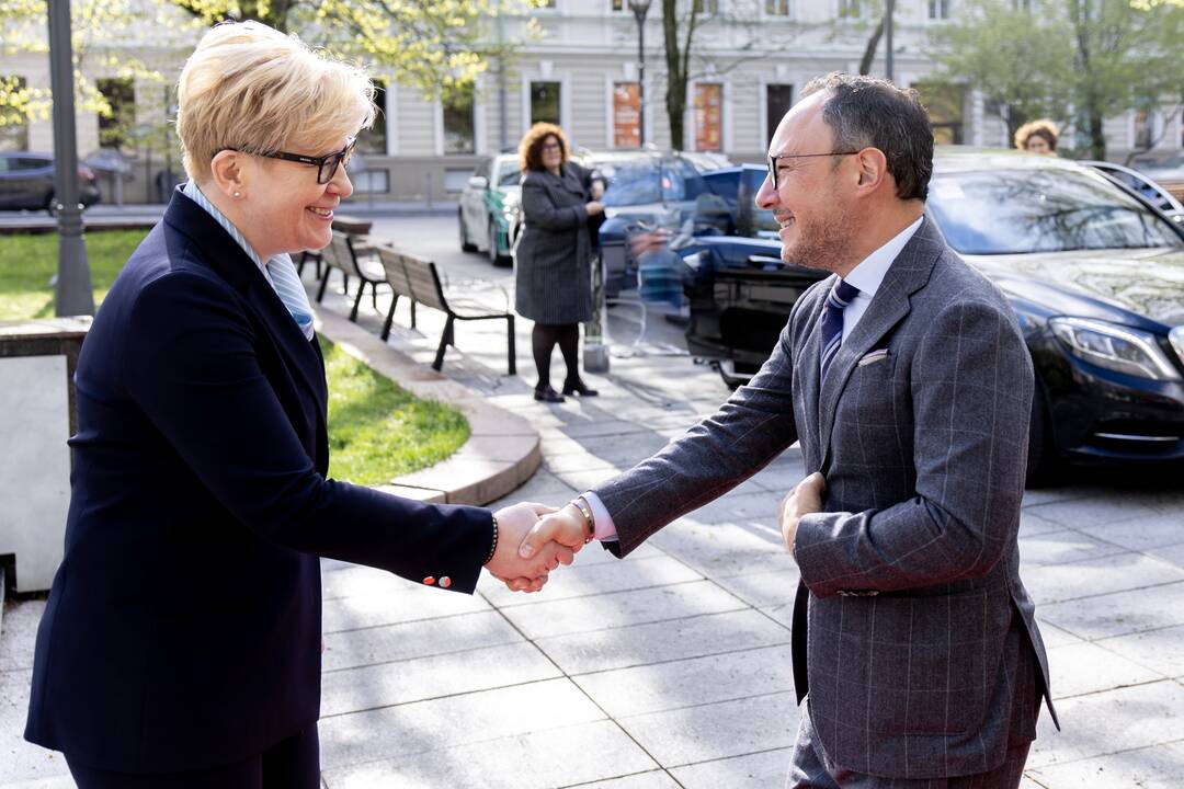 I. Šimonytė ir X. Espot Zamoros susitikimas.