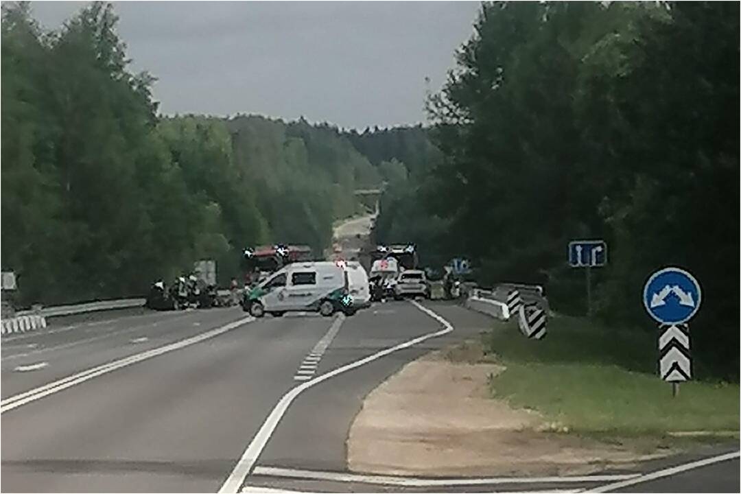 Nuotrauka  iš įvykio vietos.