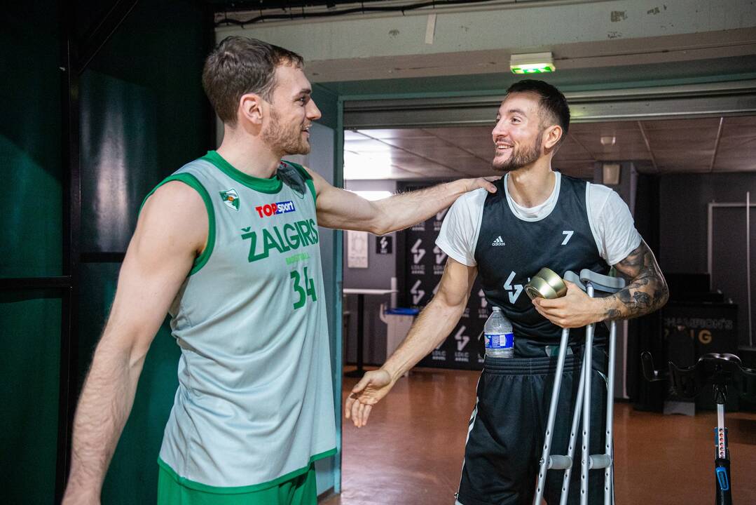 Statistika: „Žalgirio“ žaidėjai kovą su ASVEL krepšininkais dėl kamuolio laimėjo 33:23.
