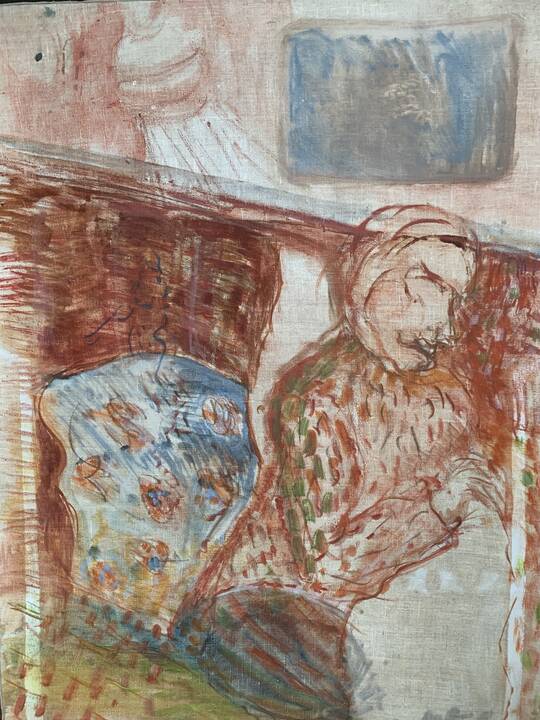 „Močiutės sapnas“, 2002 m., aliejus, drobė, 115 x 90 cm.